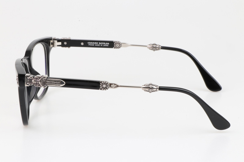 Call Melice Eyeglasses Black Silver