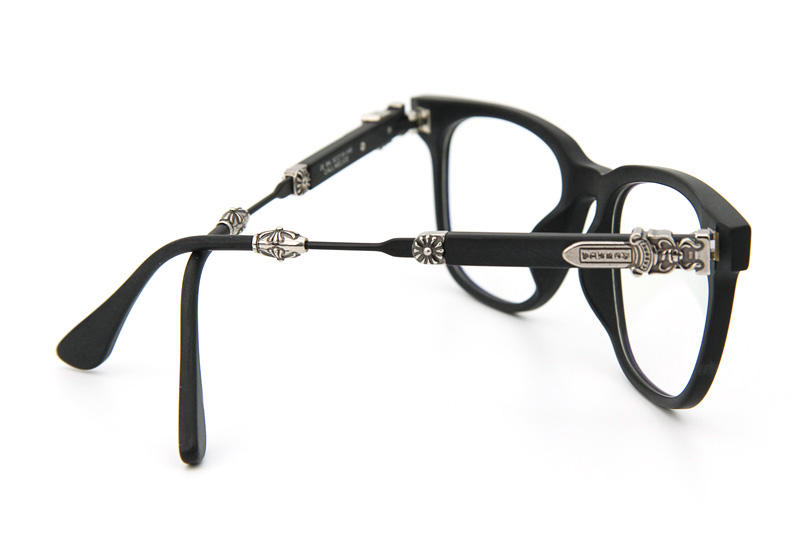 Call Melice Eyeglasses Matte Black Silver