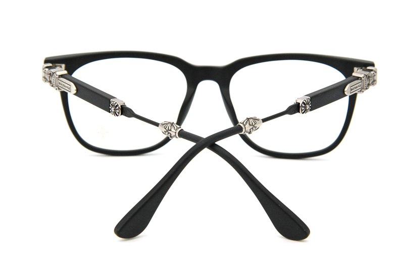 Call Melice Eyeglasses Matte Black Silver