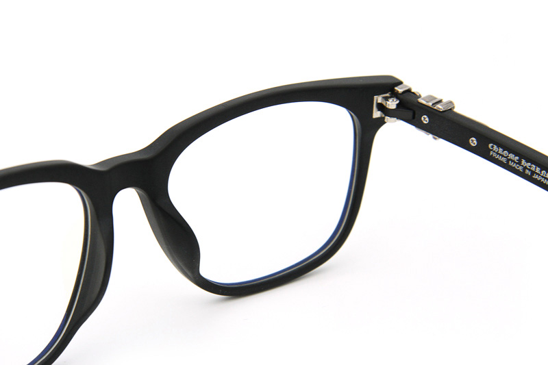 Call Melice Eyeglasses Matte Black Silver