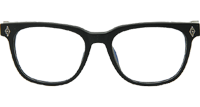 Call Melice Eyeglasses Matte Black Silver