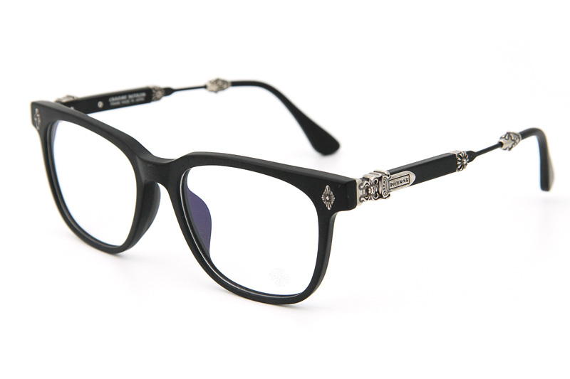 Call Melice Eyeglasses Matte Black Silver