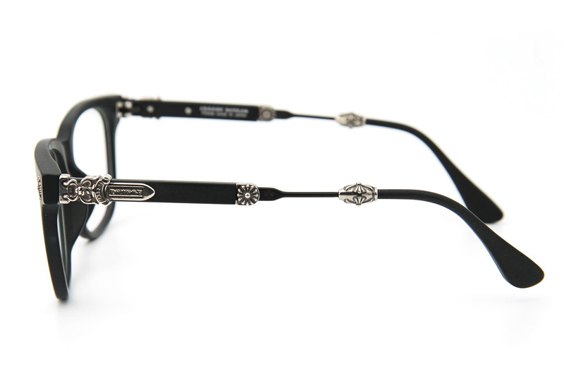 Call Melice Eyeglasses Matte Black Silver