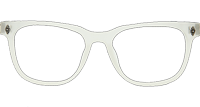 Call Melice Eyeglasses White Black Silver