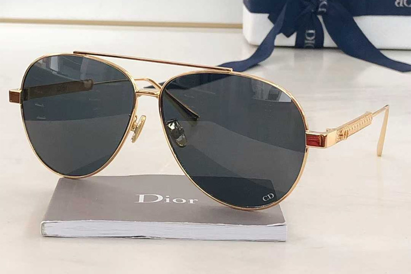 Cannage A1U Sunglasses Gold Gray