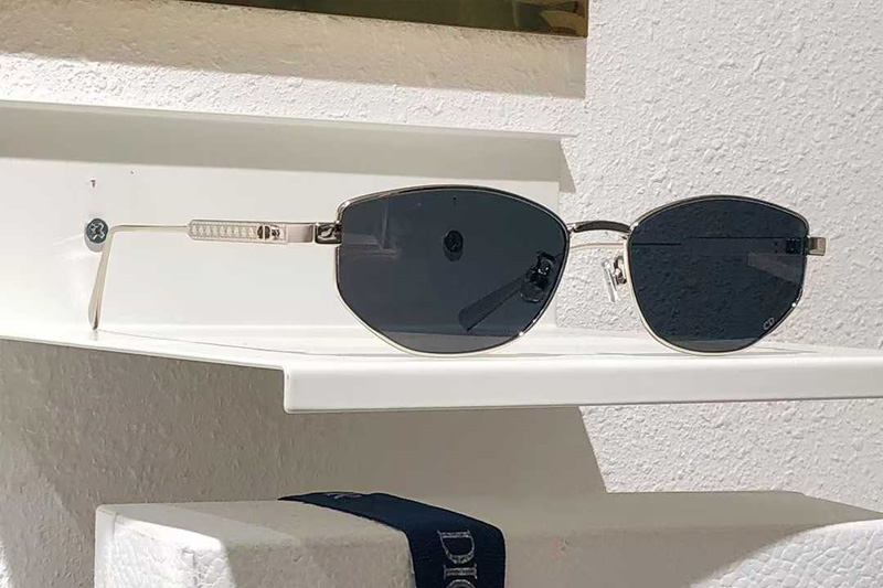 Cannage B1U Sunglasses Silver Gray