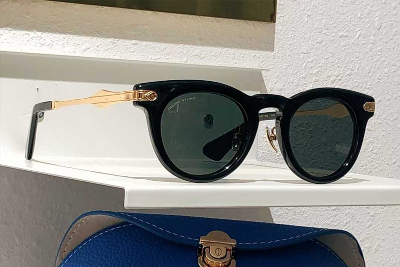 Carbon1of199 Sunglasses Black Gold Green