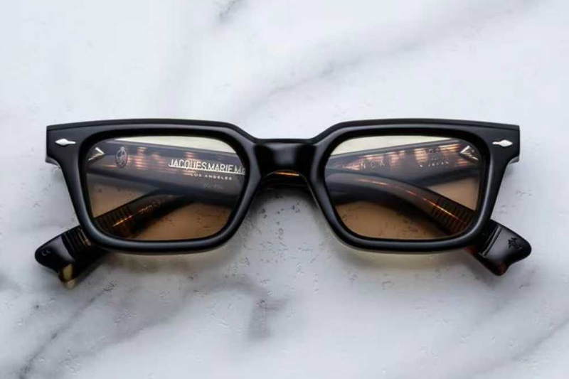 Casablanca Sunglasses Black Tortoise Yellow