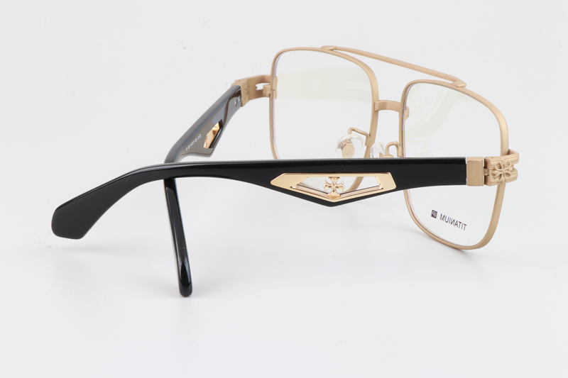 Cato Eyeglasses Gold Black