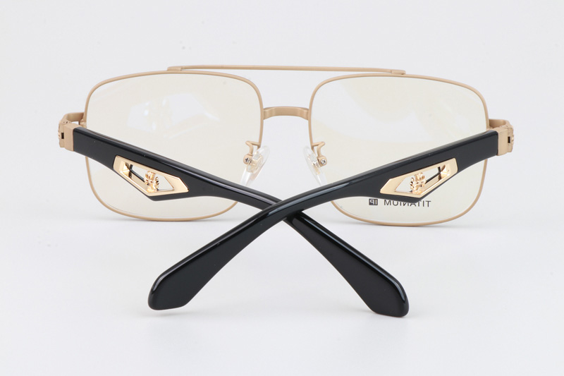 Cato Eyeglasses Gold Black