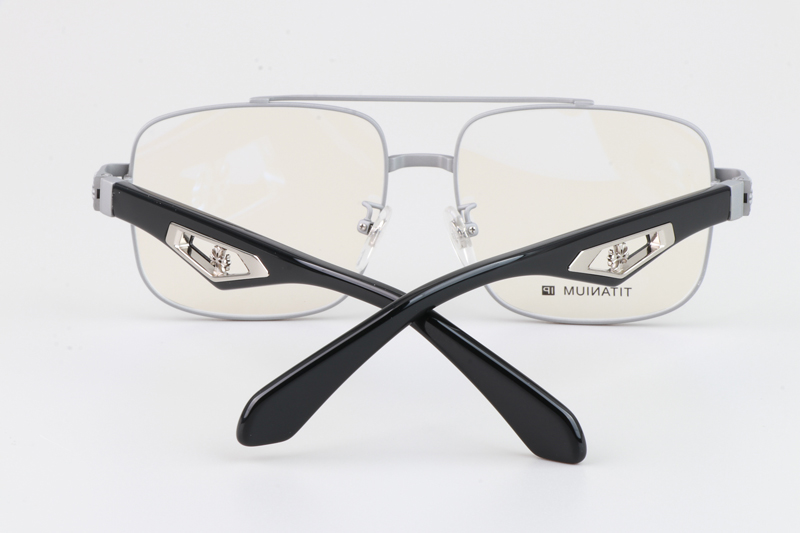 Cato Eyeglasses Silver Black
