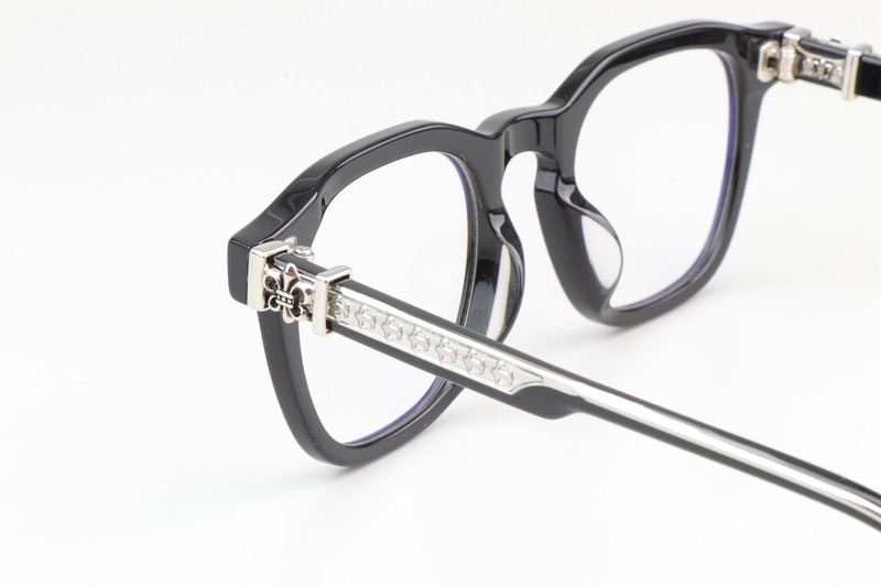 Chirp Chirp Eyeglasses Black Silver