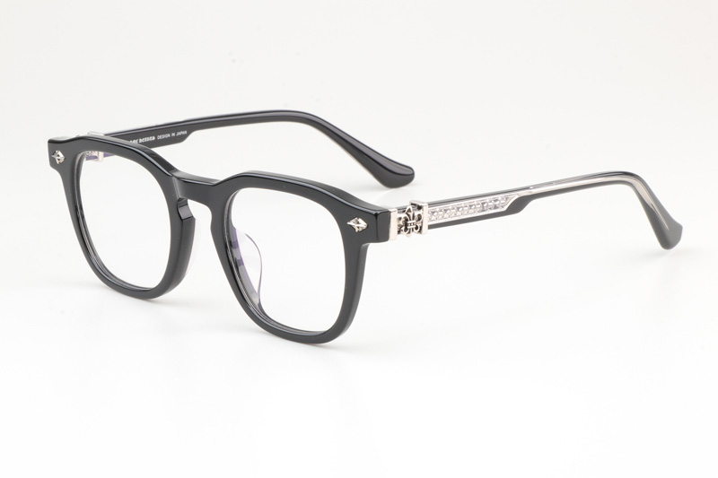 Chirp Chirp Eyeglasses Black Silver