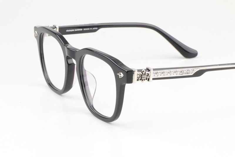 Chirp Chirp Eyeglasses Black Silver