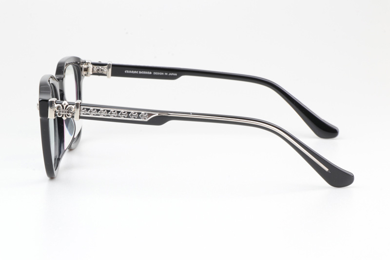 Chirp Chirp Eyeglasses Black Silver