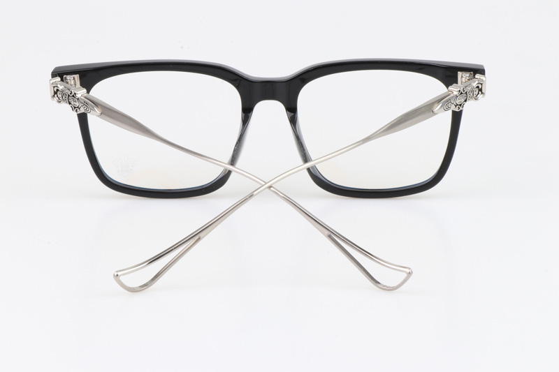 Chuck-A Eyeglasses Black Silver