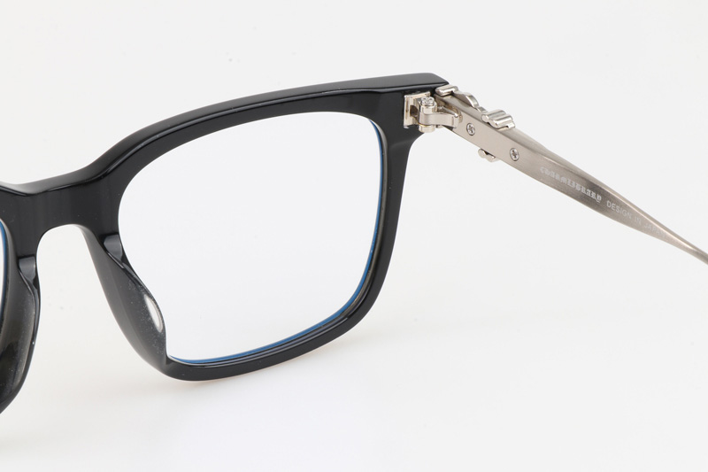 Chuck-A Eyeglasses Black Silver