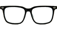 Chuck-A Eyeglasses Black Silver