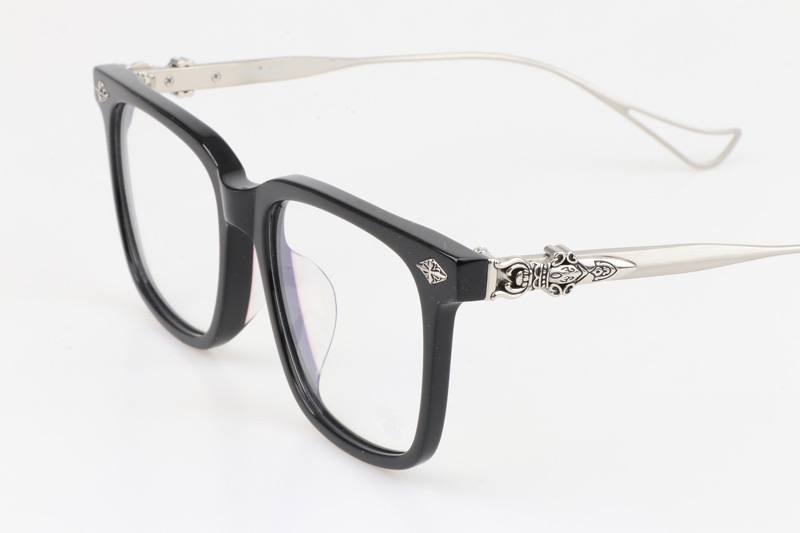 Chuck-A Eyeglasses Black Silver