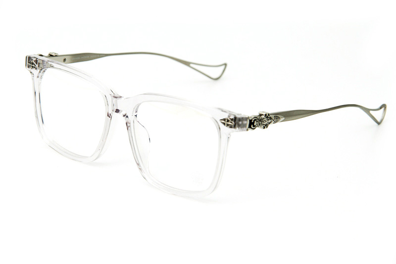 Chuck-A Eyeglasses Clear Silver