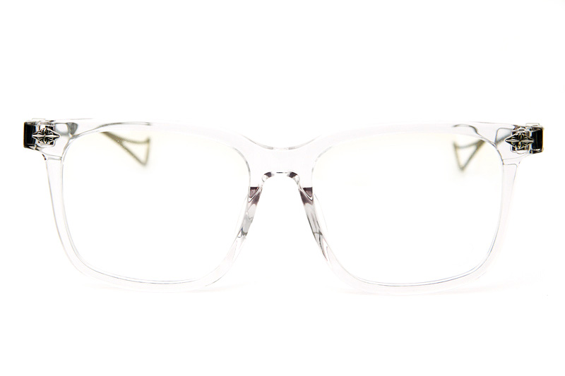 Chuck-A Eyeglasses Clear Silver