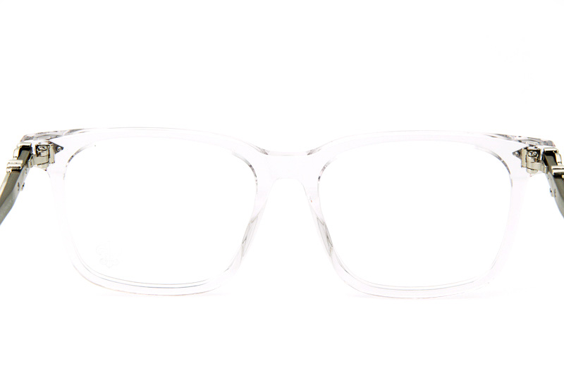 Chuck-A Eyeglasses Clear Silver