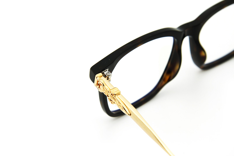 Chuck-A Eyeglasses Tortoise Gold