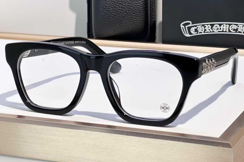 Clitterati Eyeglasses Black Silver