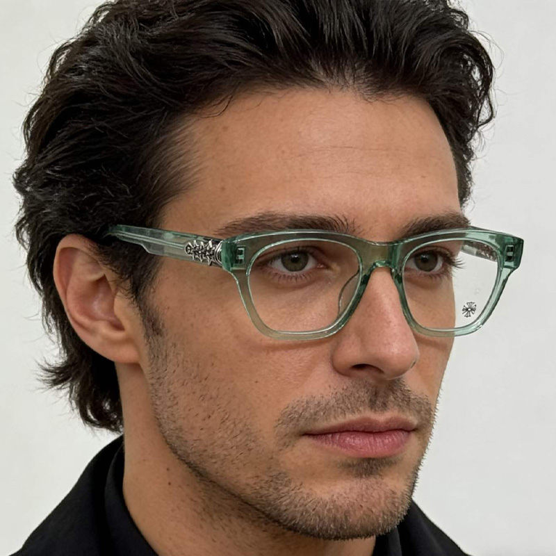 Clitterati Eyeglasses Transparent Green