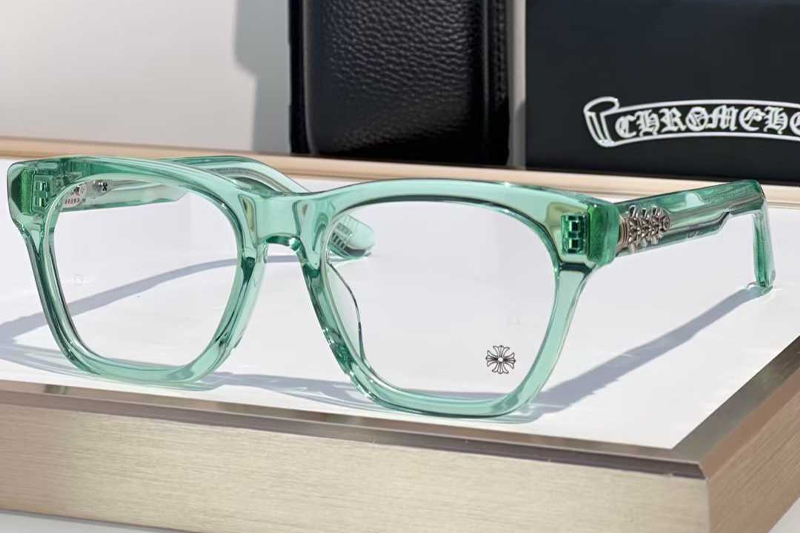 Clitterati Eyeglasses Transparent Green