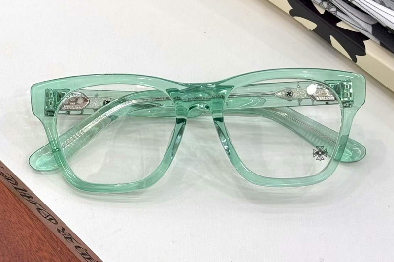 Clitterati Eyeglasses Transparent Green