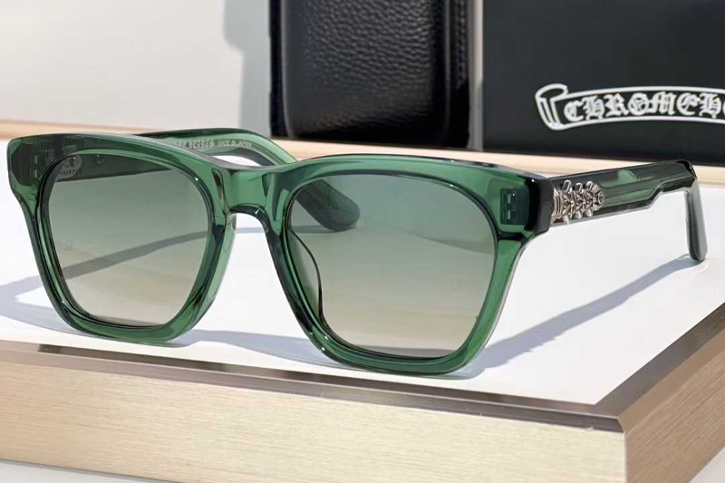 Clitterati Sunglasses Green Gradient Green
