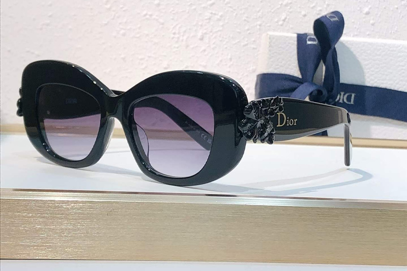 Clover S3F Sunglasses Black Gradient Gray