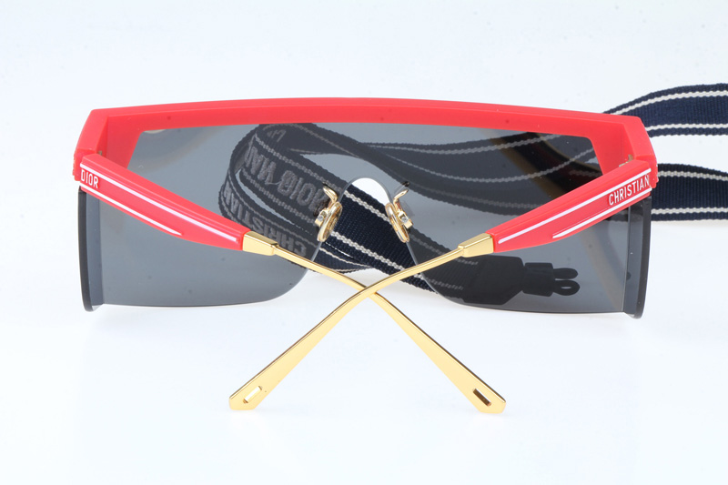 Club M1U Sunglasses Red Gray