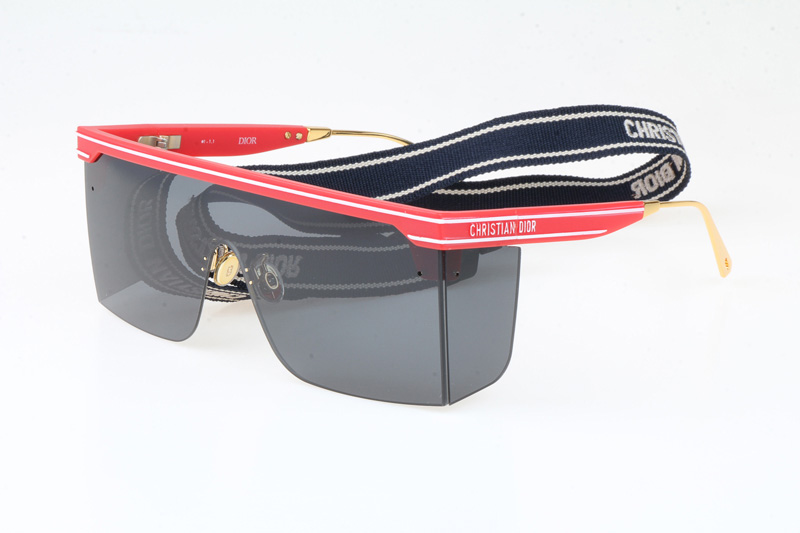 Club M1U Sunglasses Red Gray