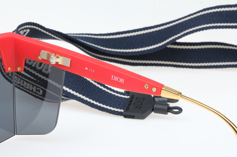 Club M1U Sunglasses Red Gray