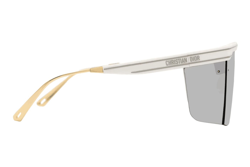 Club M1U Sunglasses White Silver