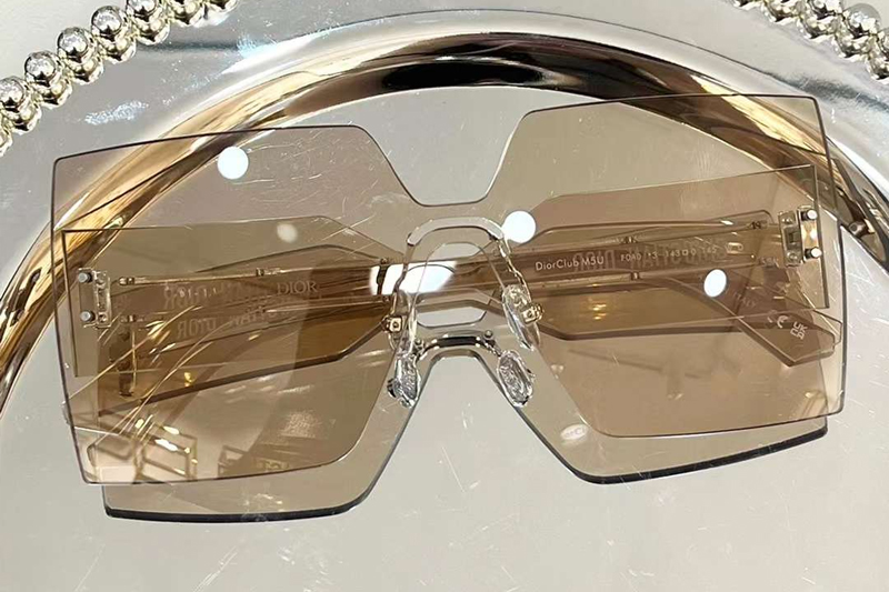 Club M5U Sunglasses Transparent Brown