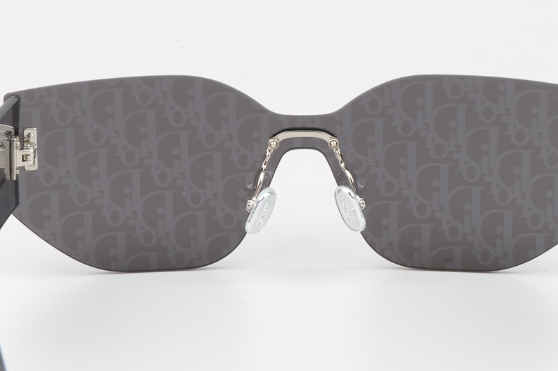 Club M6U Sunglasses Gray Silver Logo