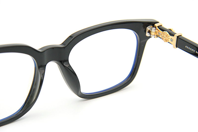 Cox Ucker Eyeglasses Black Gold