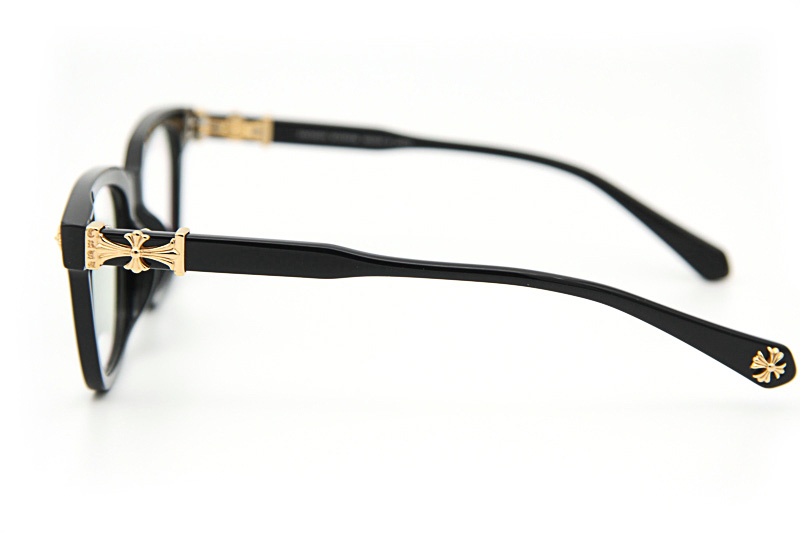 Cox Ucker Eyeglasses Black Gold