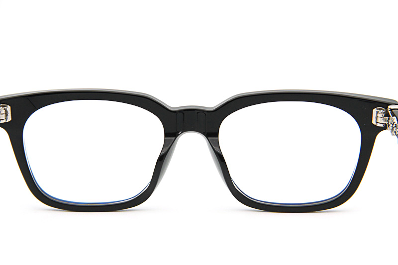 Cox Ucker Eyeglasses Black Silver