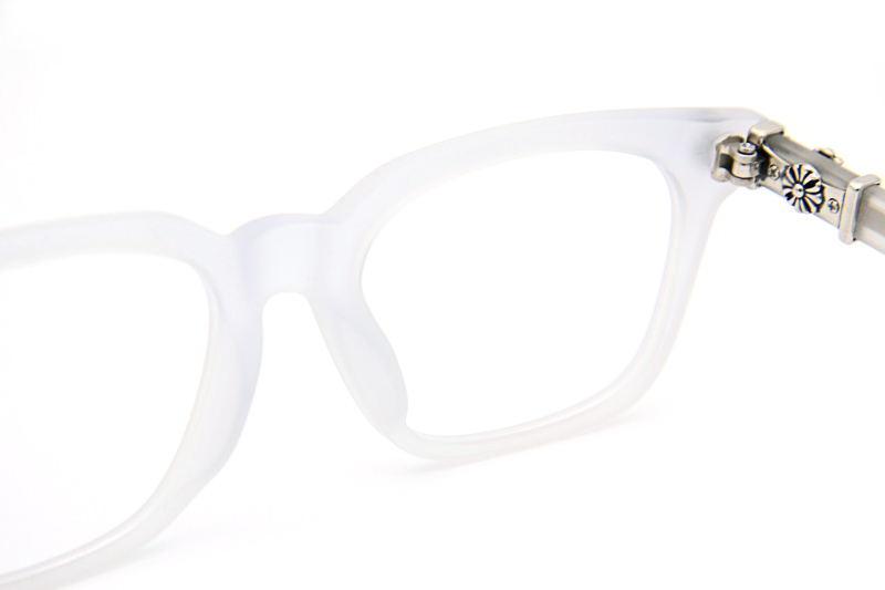 Cox Ucker Eyeglasses Clear White