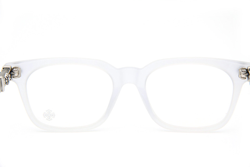 Cox Ucker Eyeglasses Clear White