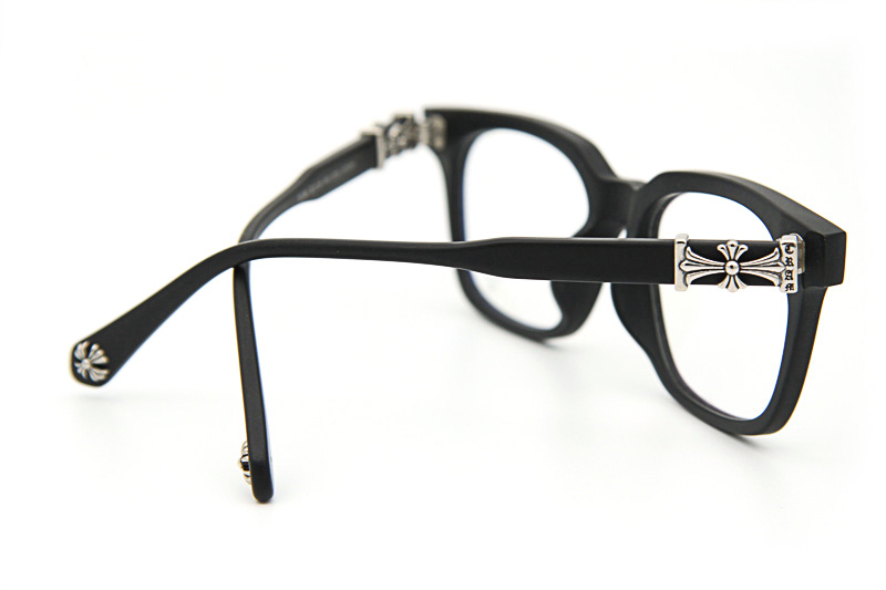 Cox Ucker Eyeglasses Matte Black Silver