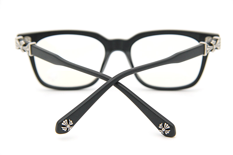 Cox Ucker Eyeglasses Matte Black Silver