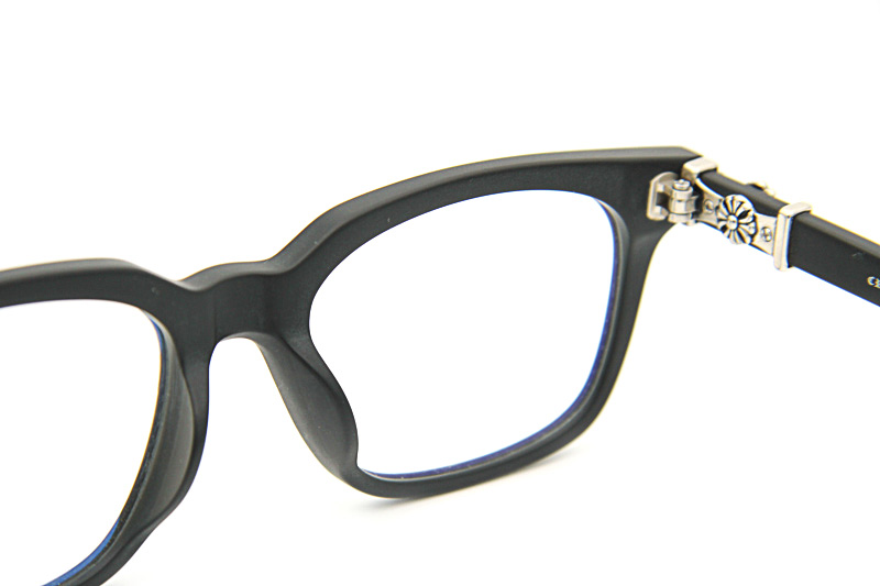 Cox Ucker Eyeglasses Matte Black Silver