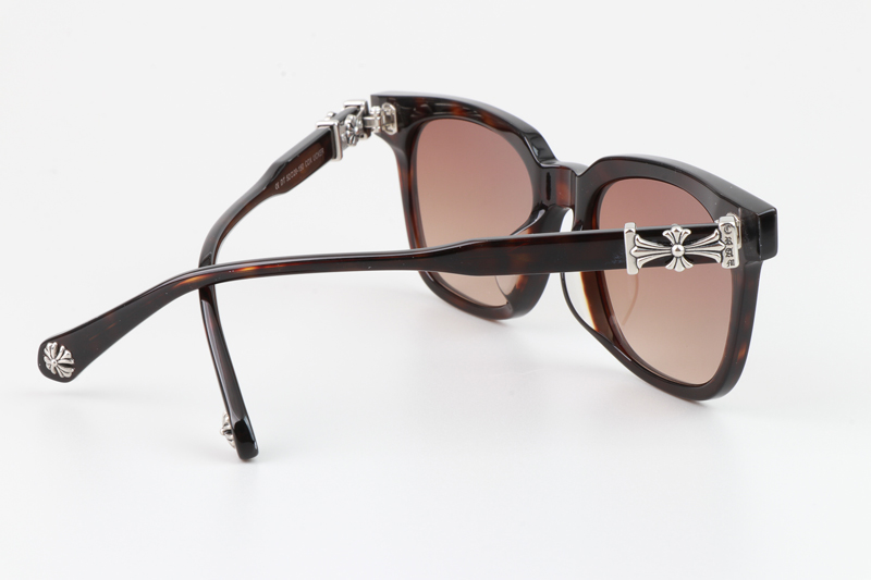 Cox Ucker Sunglasses Tortoise Silver Gradient Brown