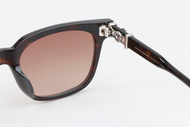 Cox Ucker Sunglasses Tortoise Silver Gradient Brown