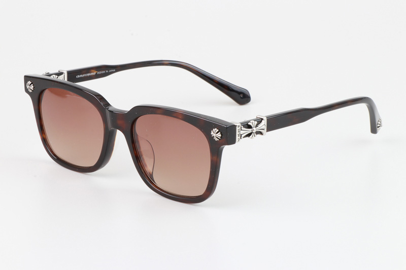 Cox Ucker Sunglasses Tortoise Silver Gradient Brown